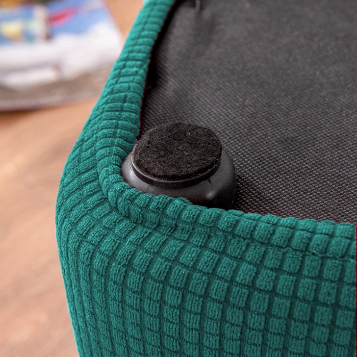 91家纺网 家纺一手货源 找家纺 （总）壹零特色家纺 防泼水弹力华夫格方凳子套 弹性换鞋凳套 方柱凳子套