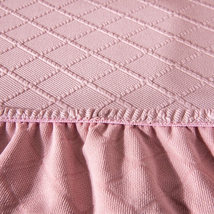 91家纺网 家纺一手货源 找家纺 （总）壹零特色家纺 菱形格提花小号圆柱凳套 换鞋凳套