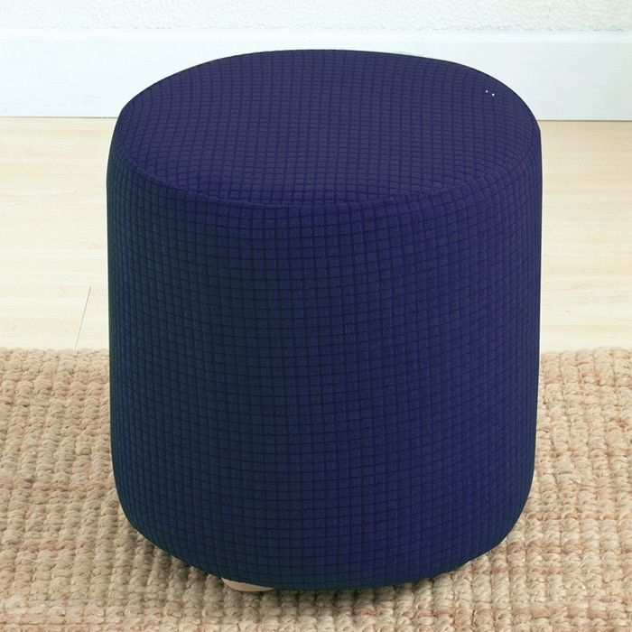 91家纺网 家纺一手货源 找家纺 （总）壹零特色家纺 弹力防水圆柱型纯色华夫格凳子套 脚蹬套 换鞋凳套 圆凳套