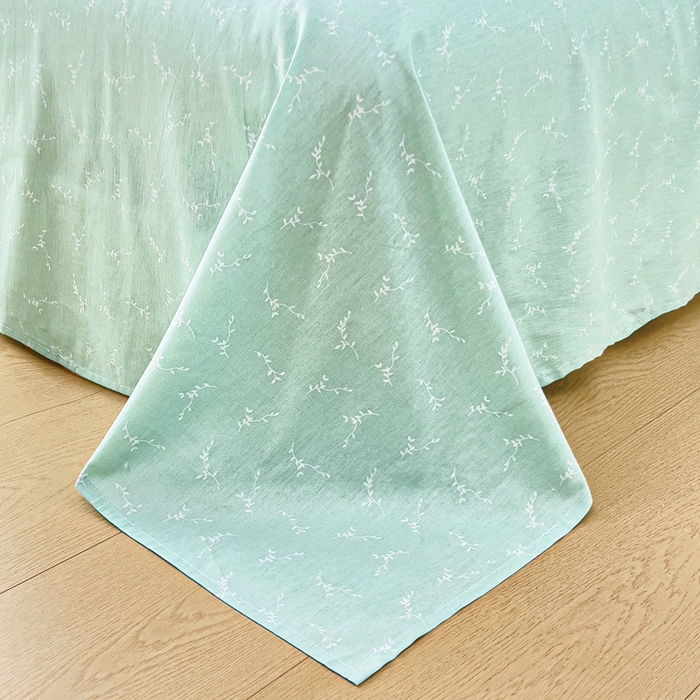 91家纺网 家纺一手货源 找家纺 小叮当家纺仓储工厂店 （提供买家秀 爆款花型 不断货）2025新款全棉A类印花纯棉花夏被可机洗空调被 风铃蓝