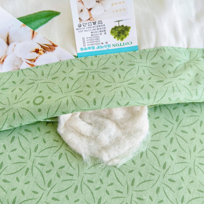 91家纺网 家纺一手货源 找家纺 小叮当家纺仓储工厂店 （提供买家秀 爆款花型 不断货）2025新款全棉A类印花纯棉花夏被可机洗空调被 花之恋-米