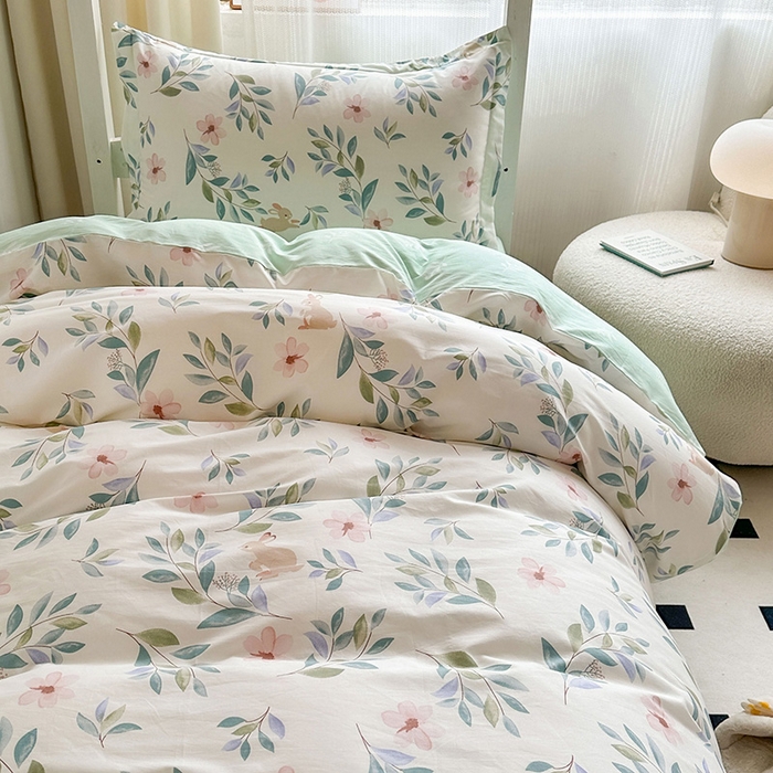 91家纺网 家纺一手货源 找家纺 金鑫汇家纺 2025新款印花花型-学生上下铺三件套 莫妮卡