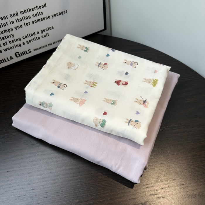 91家纺网 家纺一手货源 找家纺 麦伦家居 2025春夏新款冰纱夏被夏凉被空调被系列二 巴巴兔