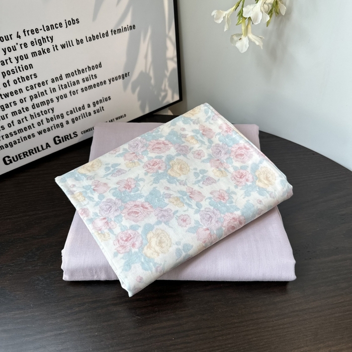 91家纺网 家纺一手货源 找家纺 麦伦家居 2025春夏新款冰纱夏被夏凉被空调被系列二 春意