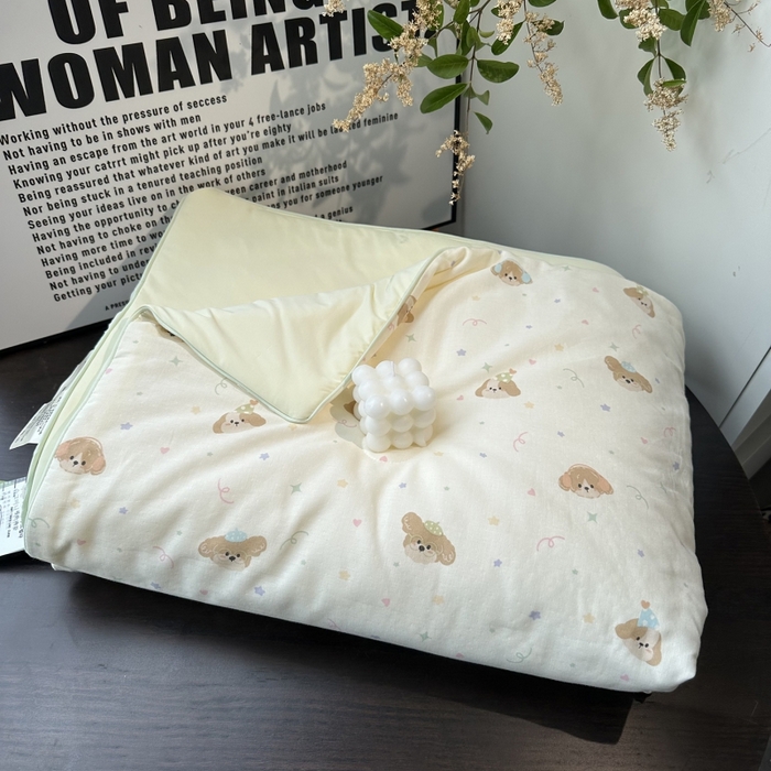 麦伦家居 2025春夏新款冰纱夏被夏凉被空调被系列二 帽子小熊