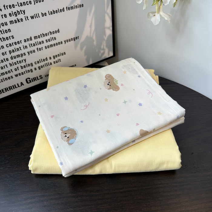 91家纺网 家纺一手货源 找家纺 麦伦家居 2025春夏新款冰纱夏被夏凉被空调被系列二 帽子小熊