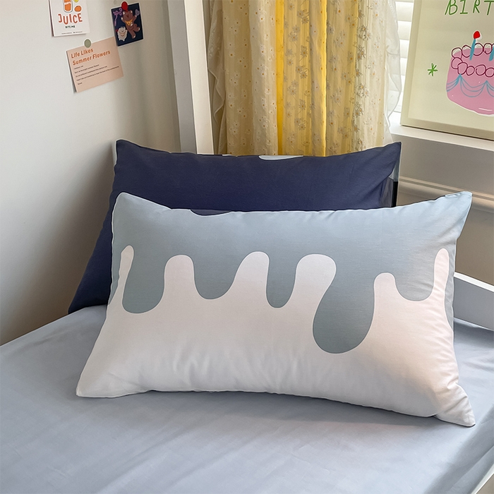 91家纺网 家纺一手货源 找家纺 金鑫汇家纺 2025新款印花花型-学生上下铺三件套 奶油蓝