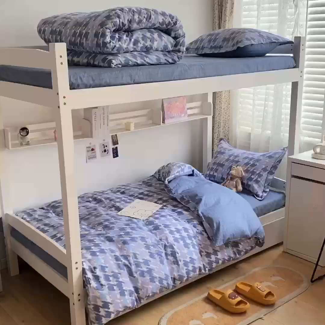 91家纺网 家纺一手货源 找家纺 金鑫汇家纺 2025新款印花花型-学生上下铺三件套 千与千寻