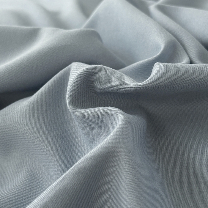 91家纺网 家纺一手货源 找家纺 百花王 2025新款亲肤舒适简约纯色水洗棉四件套 洛克浅蓝