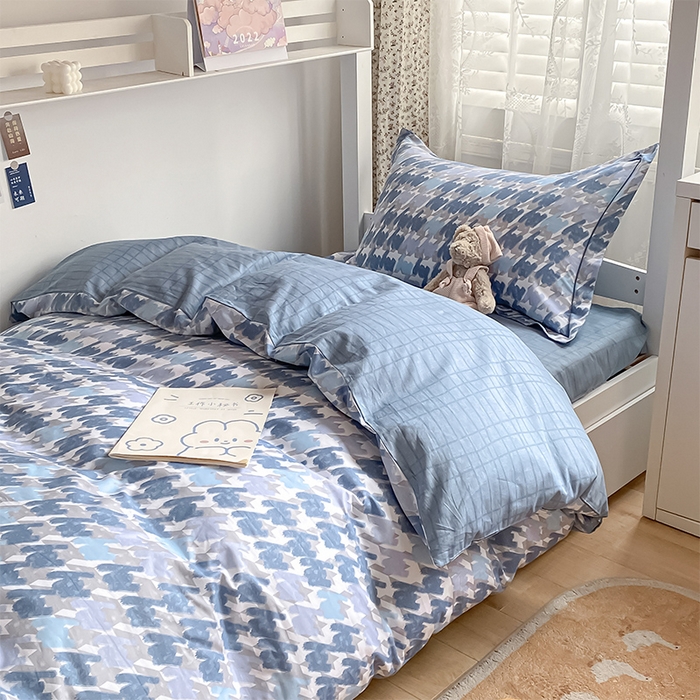 91家纺网 家纺一手货源 找家纺 金鑫汇家纺 2025新款印花花型-学生上下铺三件套 千与千寻