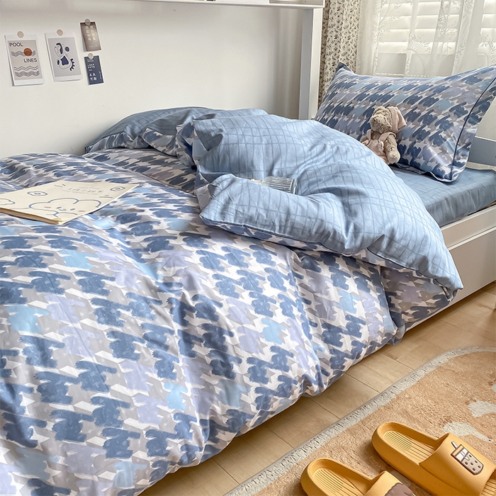 91家纺网 家纺一手货源 找家纺 金鑫汇家纺 2025新款印花花型-学生上下铺三件套 千与千寻