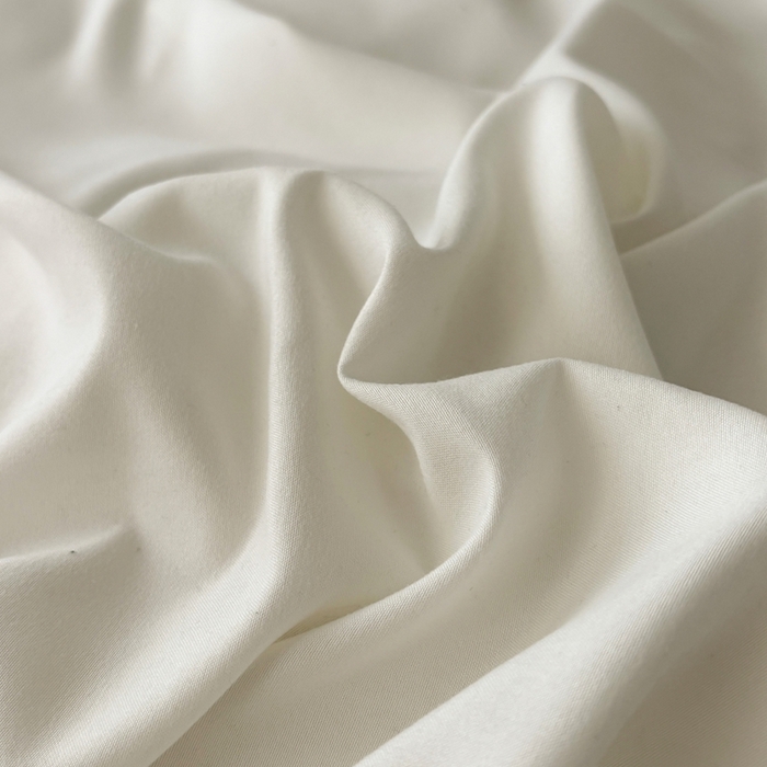 91家纺网 家纺一手货源 找家纺 百花王 2025新款亲肤舒适简约纯色水洗棉四件套 奶白灰