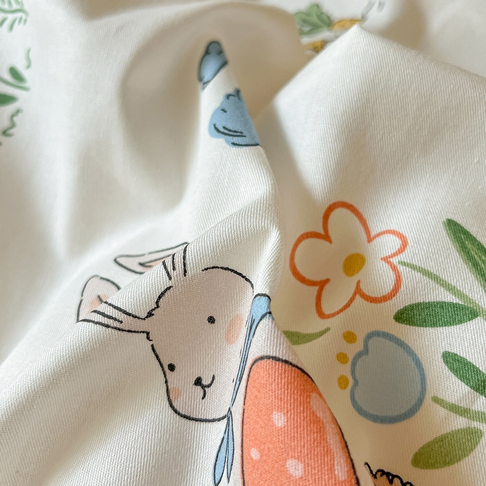 91家纺网 家纺一手货源 找家纺 金鑫汇家纺 2025新款印花花型-学生上下铺三件套 收获满满-蓝