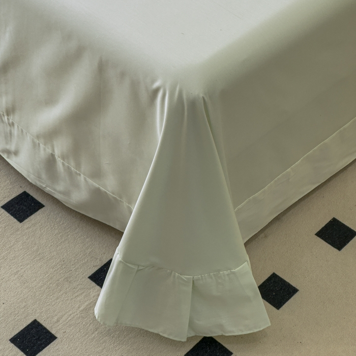 91家纺网 家纺一手货源 找家纺 U品汇 【亏本特价】A类纯棉全棉40S支长绒棉刺绣花四件套100%棉高端礼盒 夏瑾-清澈绿