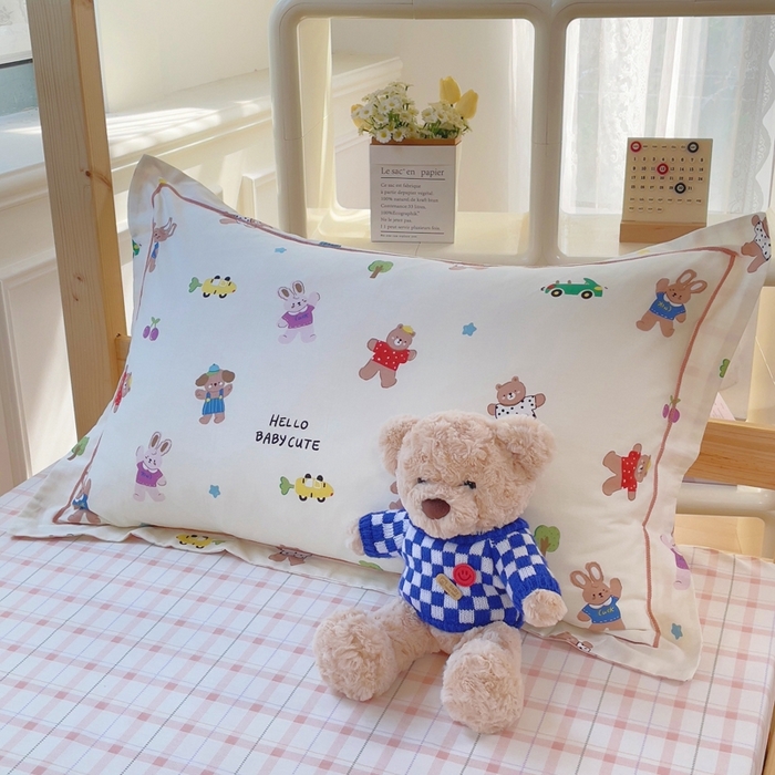 91家纺网 家纺一手货源 找家纺 铭博家纺 新款100%全棉印花学生季宿舍上下铺三件套 森岛精灵