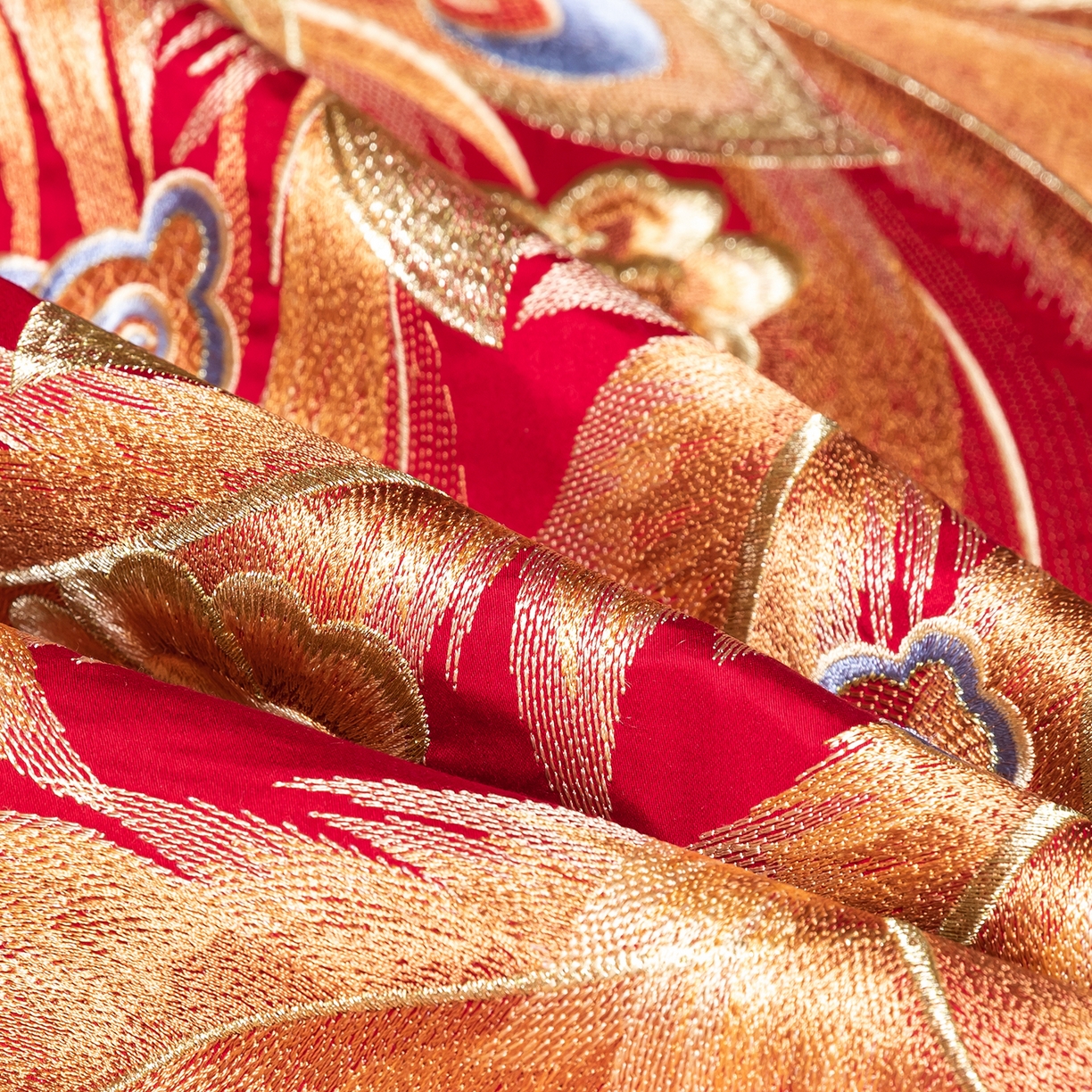 91家纺网 家纺一手货源 找家纺 用心 2025新款长绒棉刺绣新中式婚庆多件套系列 龙腾天下