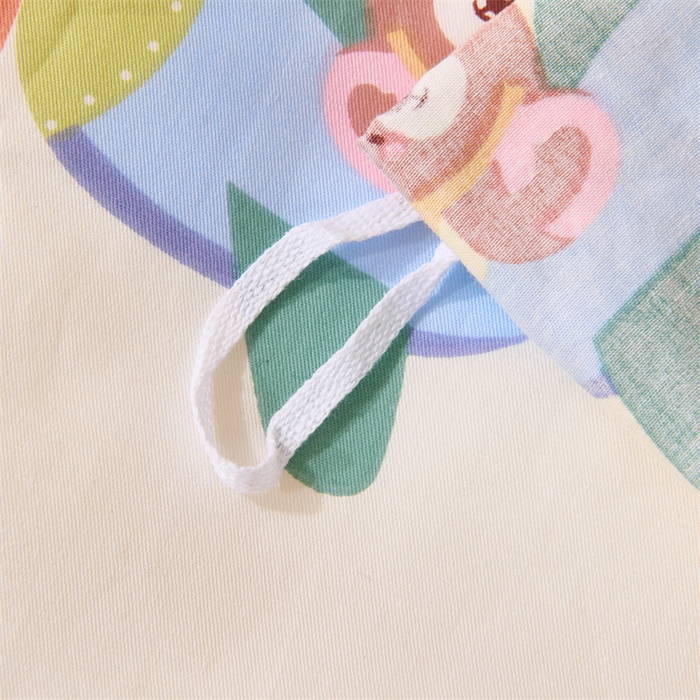 91家纺网 家纺一手货源 找家纺 嗨皮宝贝 2025新款全棉纯棉13372幼儿园三件套多件套 遨游世界-黄