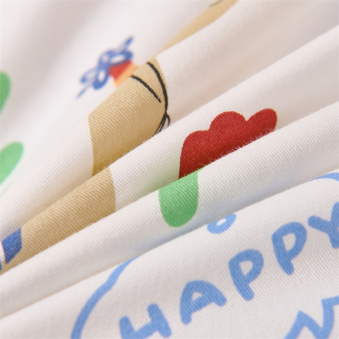 91家纺网 家纺一手货源 找家纺 嗨皮宝贝 2025新款全棉纯棉13372幼儿园三件套多件套 马戏团