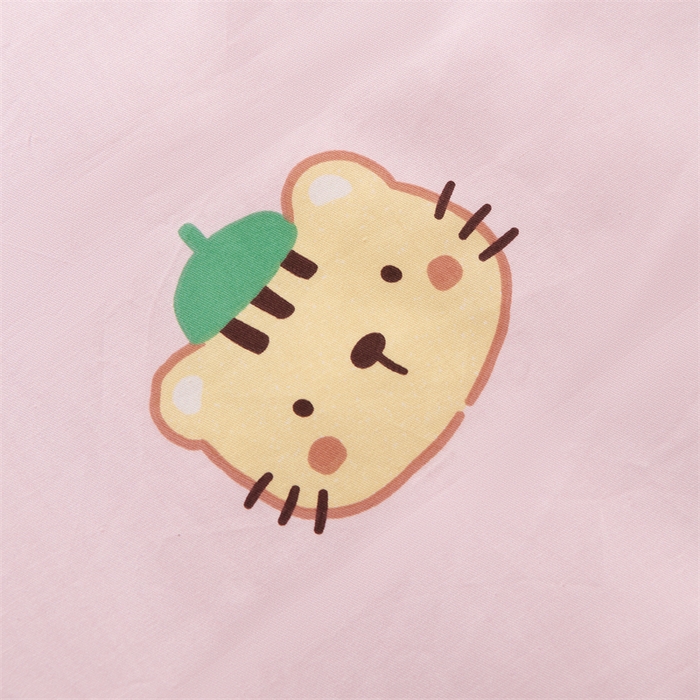 91家纺网 家纺一手货源 找家纺 嗨皮宝贝 2025新款全棉纯棉13372幼儿园三件套多件套 喵了喵-粉