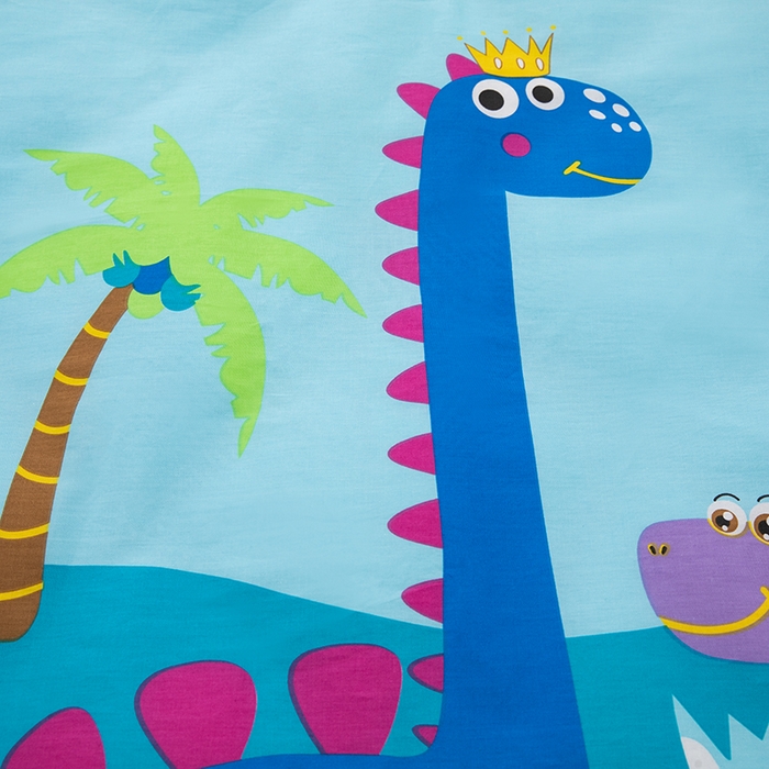 91家纺网 家纺一手货源 找家纺 嗨皮宝贝 2025新款全棉纯棉13372幼儿园三件套多件套 霸王龙