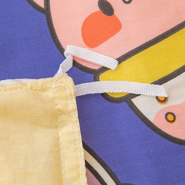 91家纺网 家纺一手货源 找家纺 嗨皮宝贝 2025新款全棉纯棉13372幼儿园三件套多件套 航空兔