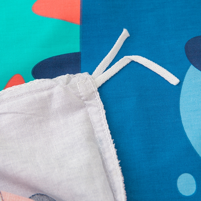 91家纺网 家纺一手货源 找家纺 嗨皮宝贝 2025新款全棉纯棉13372幼儿园三件套多件套 恐龙丹佛