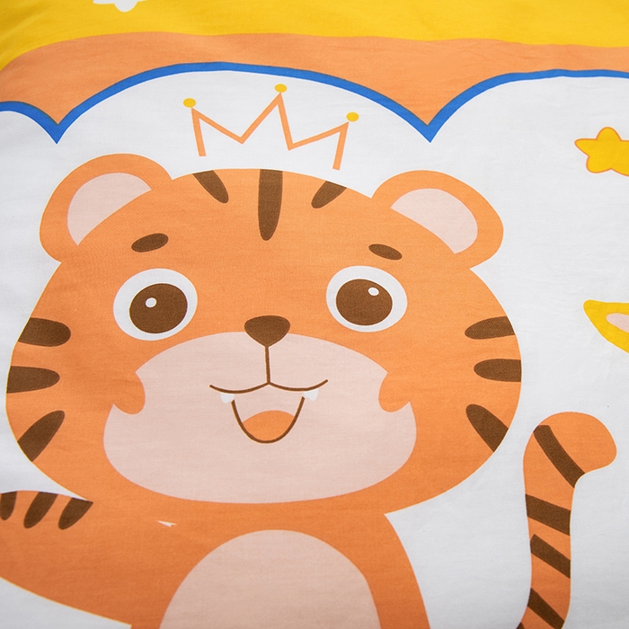 91家纺网 家纺一手货源 找家纺 嗨皮宝贝 2025新款全棉纯棉13372幼儿园三件套多件套 快乐星喵