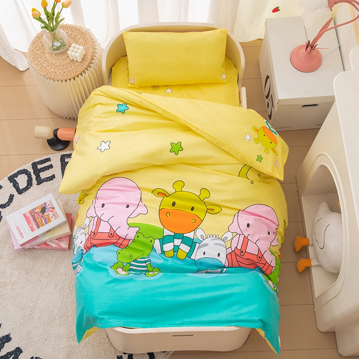 嗨皮宝贝 2025新款全棉纯棉13372幼儿园三件套多件套 排排坐