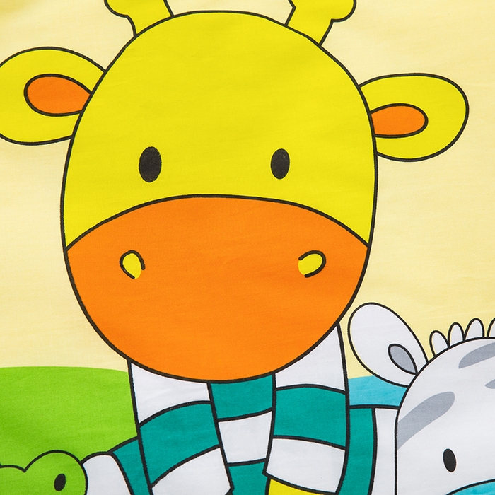 91家纺网 家纺一手货源 找家纺 嗨皮宝贝 2025新款全棉纯棉13372幼儿园三件套多件套 排排坐