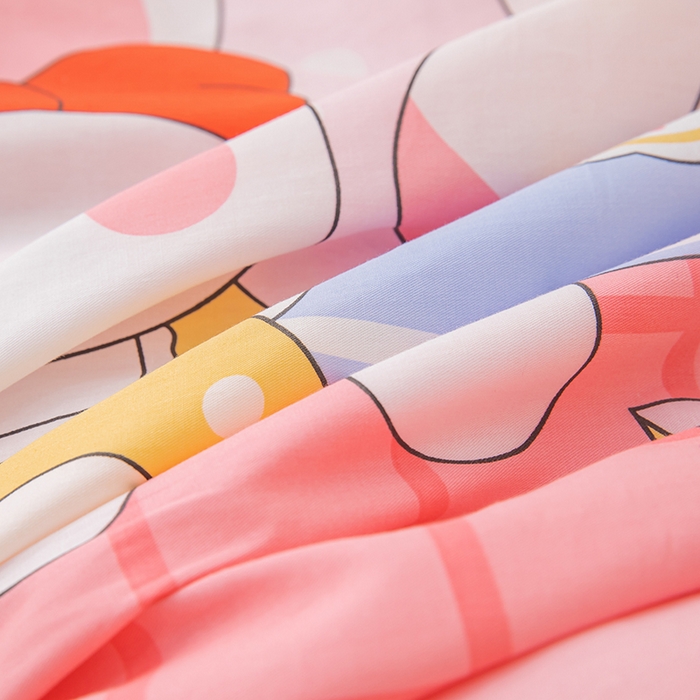 91家纺网 家纺一手货源 找家纺 嗨皮宝贝 2025新款全棉纯棉13372幼儿园三件套多件套 兔宝宝