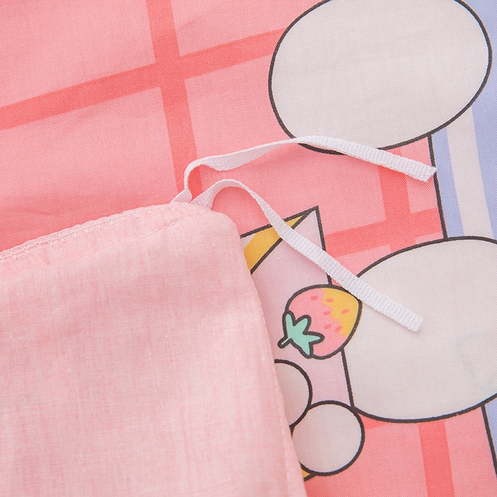 91家纺网 家纺一手货源 找家纺 嗨皮宝贝 2025新款全棉纯棉13372幼儿园三件套多件套 兔宝宝