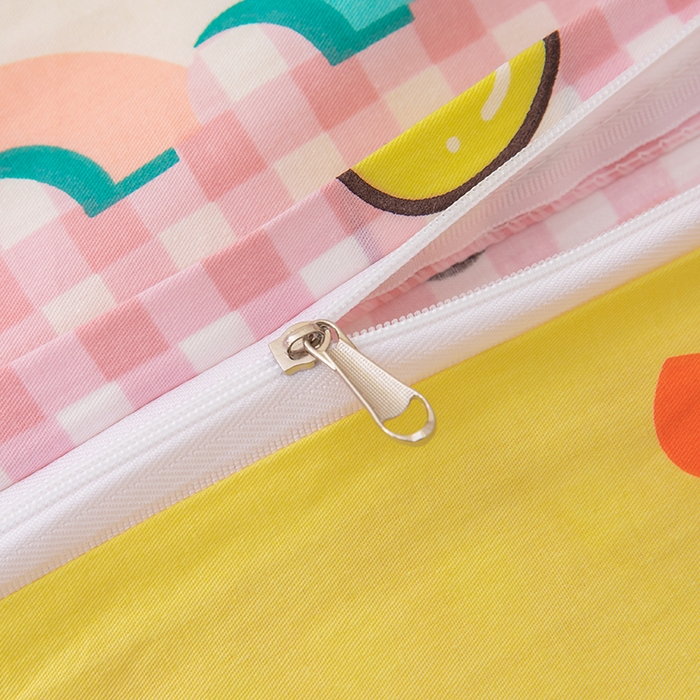 91家纺网 家纺一手货源 找家纺 嗨皮宝贝 2025新款全棉纯棉13372幼儿园三件套多件套 玩乐童年-粉