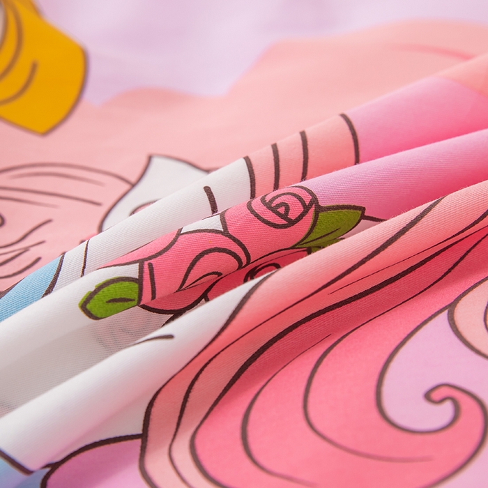 91家纺网 家纺一手货源 找家纺 嗨皮宝贝 2025新款全棉纯棉13372幼儿园三件套多件套 小公主安琪