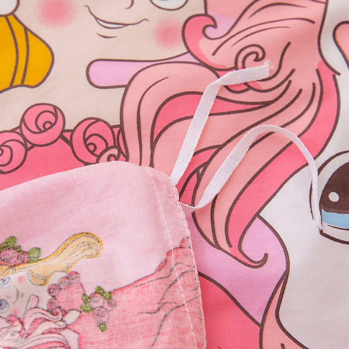 91家纺网 家纺一手货源 找家纺 嗨皮宝贝 2025新款全棉纯棉13372幼儿园三件套多件套 小公主安琪