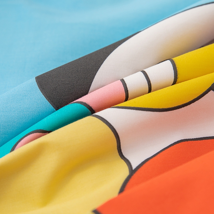 91家纺网 家纺一手货源 找家纺 嗨皮宝贝 2025新款全棉纯棉13372幼儿园三件套多件套 熊猫小希-蓝