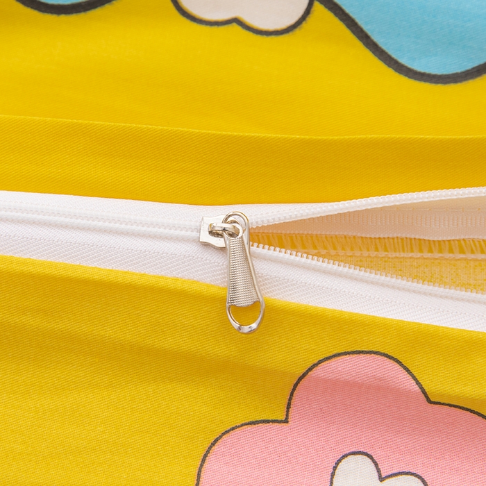 91家纺网 家纺一手货源 找家纺 嗨皮宝贝 2025新款全棉纯棉13372幼儿园三件套多件套 熊猫小希-蓝