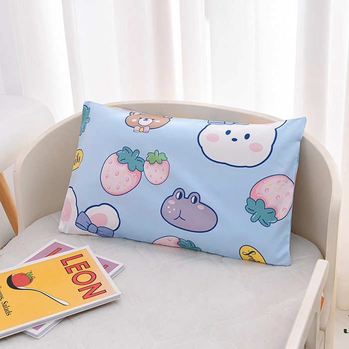 91家纺网 家纺一手货源 找家纺 嗨皮宝贝 2025新款全棉纯棉13372幼儿园三件套多件套 安妮兔-蓝