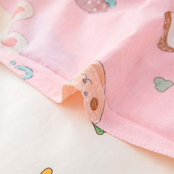 91家纺网 家纺一手货源 找家纺 嗨皮宝贝 2025新款全棉纯棉13372幼儿园三件套多件套 连连看-粉