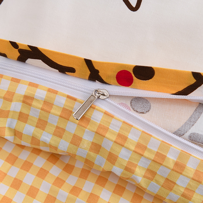 91家纺网 家纺一手货源 找家纺 嗨皮宝贝 2025新款全棉纯棉13372幼儿园三件套多件套 梦鹿