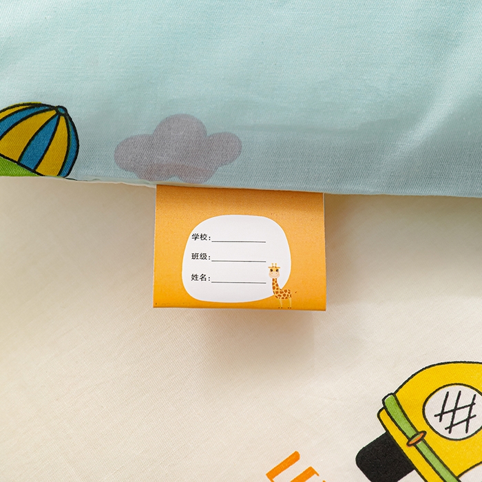 91家纺网 家纺一手货源 找家纺 嗨皮宝贝 2025新款全棉纯棉13372幼儿园三件套多件套 七彩恐龙