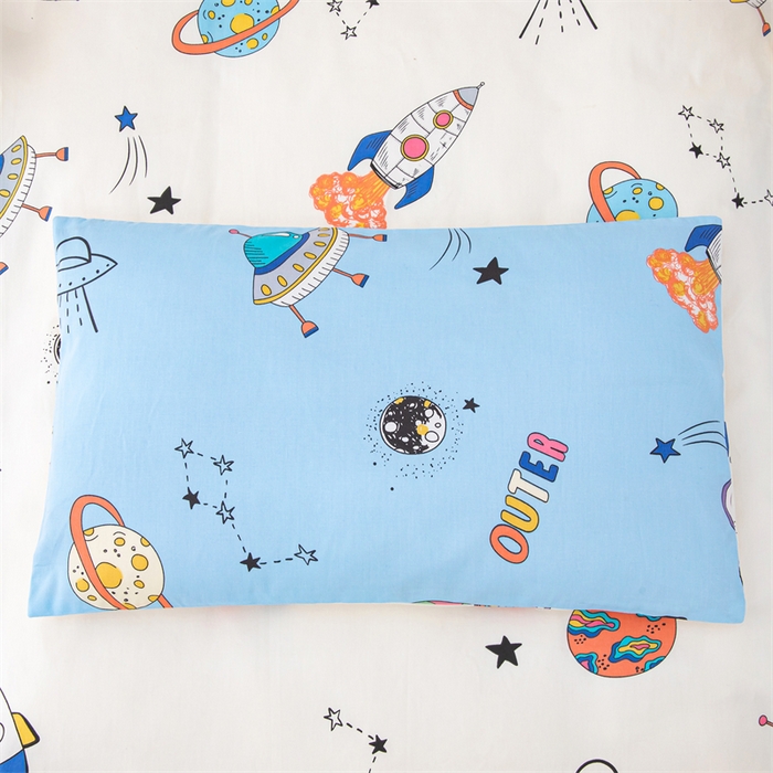 91家纺网 家纺一手货源 找家纺 嗨皮宝贝 2025新款全棉纯棉13372幼儿园三件套多件套 星球大战