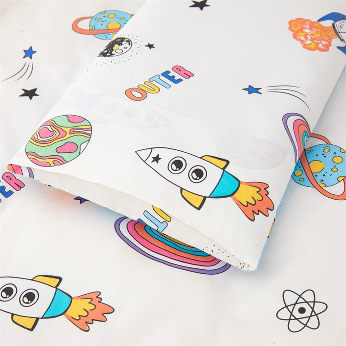 91家纺网 家纺一手货源 找家纺 嗨皮宝贝 2025新款全棉纯棉13372幼儿园三件套多件套 星球大战