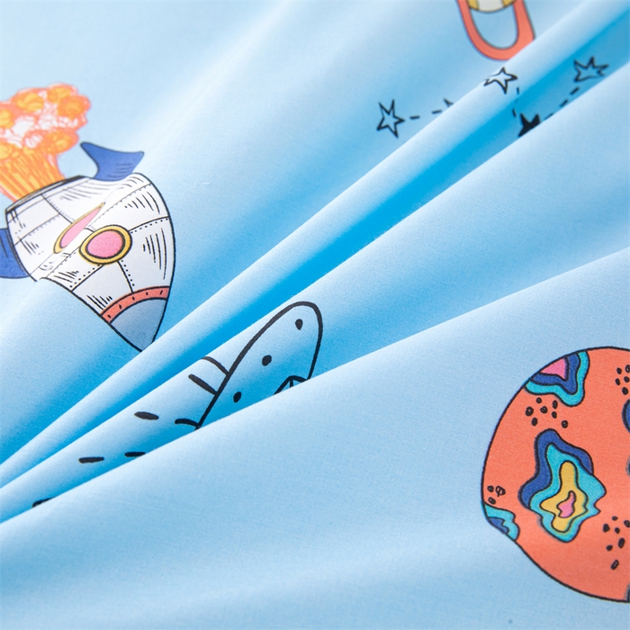 91家纺网 家纺一手货源 找家纺 嗨皮宝贝 2025新款全棉纯棉13372幼儿园三件套多件套 星球大战