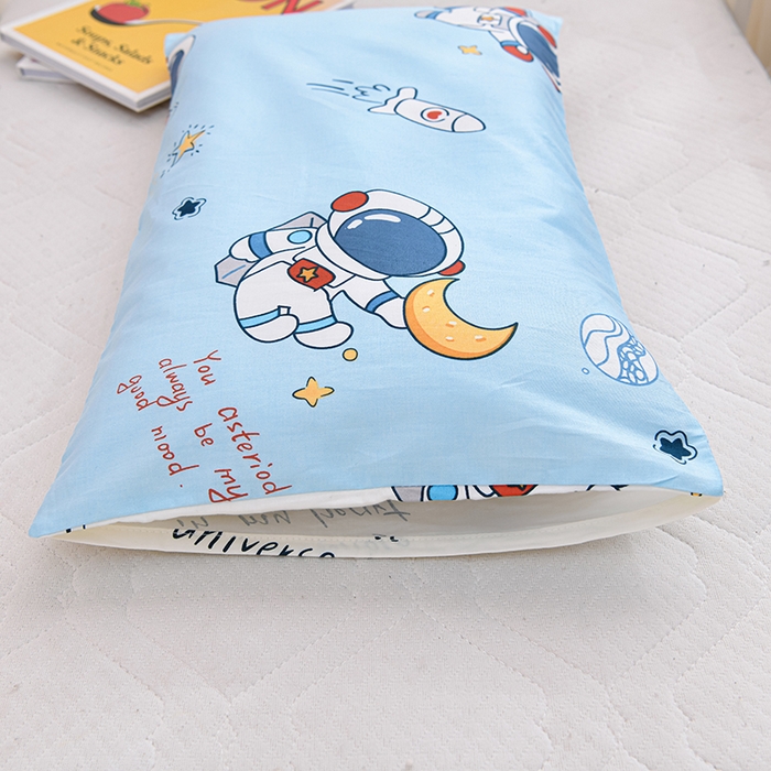 91家纺网 家纺一手货源 找家纺 嗨皮宝贝 2025新款全棉纯棉13372幼儿园三件套多件套 宇航漫步