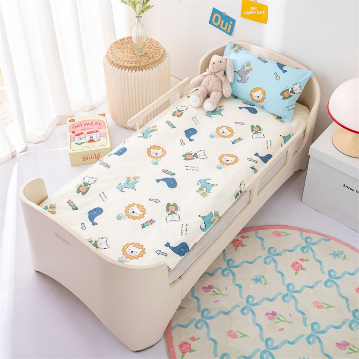 91家纺网 家纺一手货源 找家纺 嗨皮宝贝 2025新款全棉纯棉13372幼儿园三件套多件套 开心派对