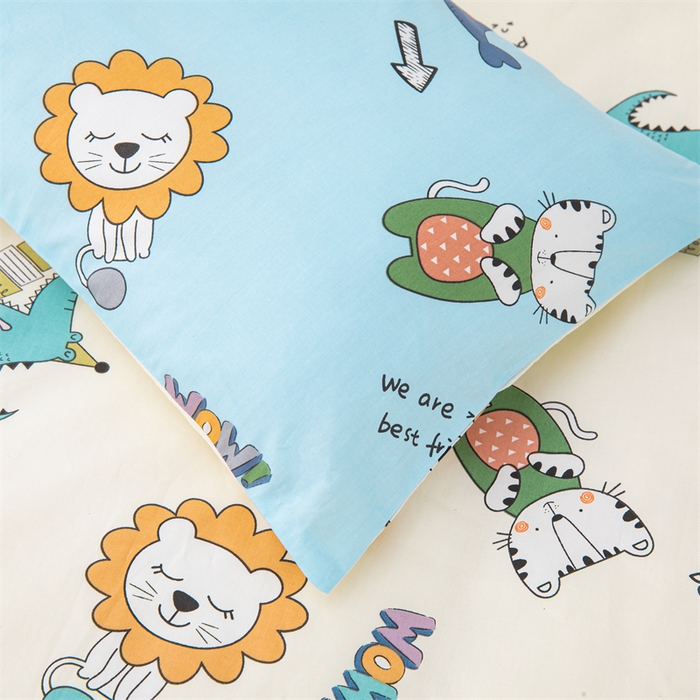 91家纺网 家纺一手货源 找家纺 嗨皮宝贝 2025新款全棉纯棉13372幼儿园三件套多件套 开心派对