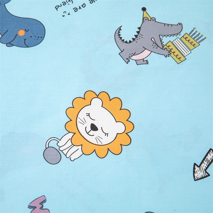 91家纺网 家纺一手货源 找家纺 嗨皮宝贝 2025新款全棉纯棉13372幼儿园三件套多件套 开心派对