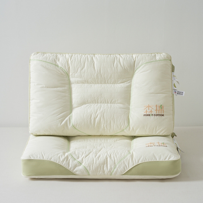 91家纺网 家纺一手货源 找家纺 （总）芯奇想 2025新款全棉分区护颈枕释压护颈枕森棉系0压单人枕芯枕头