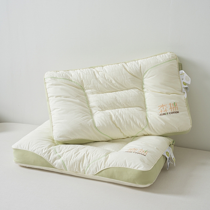 91家纺网 家纺一手货源 找家纺 （总）芯奇想 2025新款全棉分区护颈枕释压护颈枕森棉系0压单人枕芯枕头