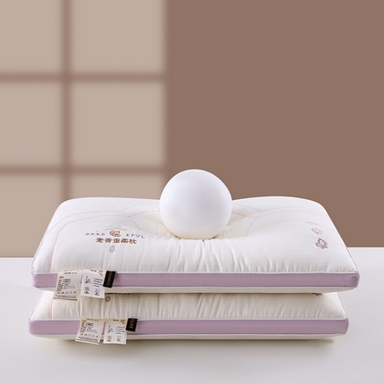 91家纺网 家纺一手货源 找家纺 （总）雅晨枕芯工厂店 2025新款四季提花麦香蚕柔助眠护颈枕头家用枕芯
